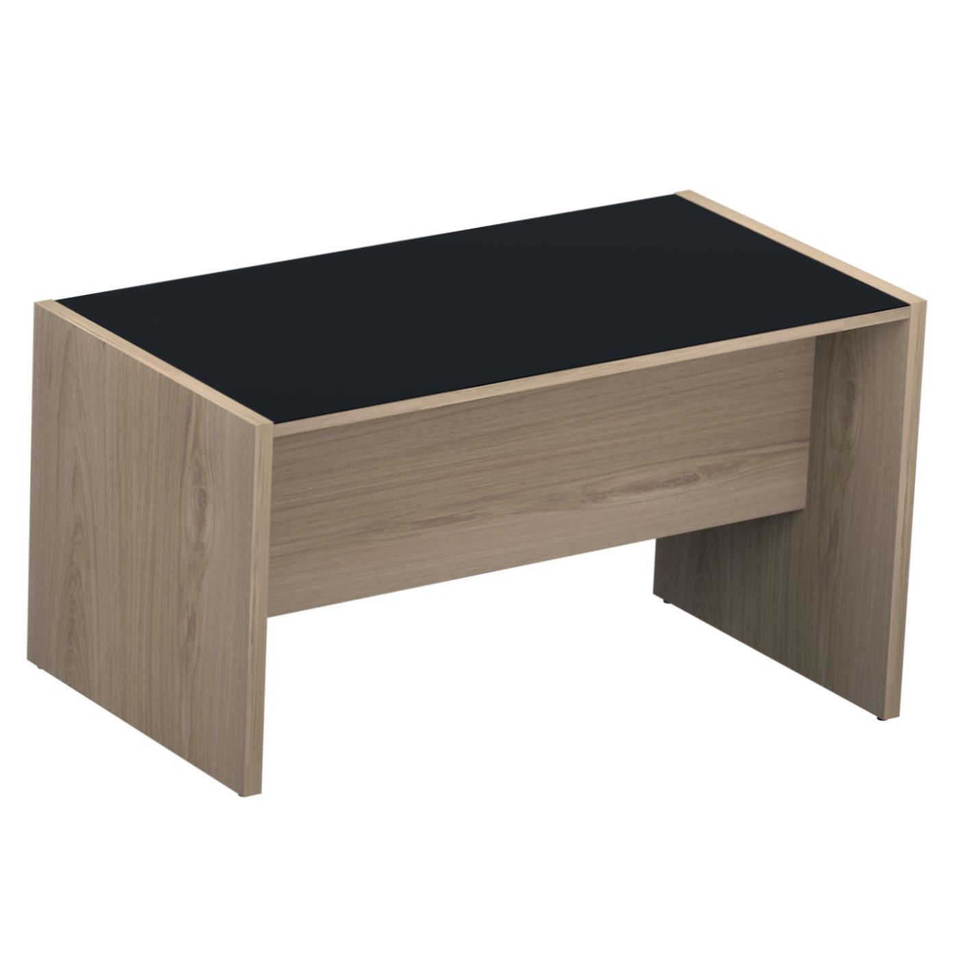 Mesa Reta UP com vidro 1800mm